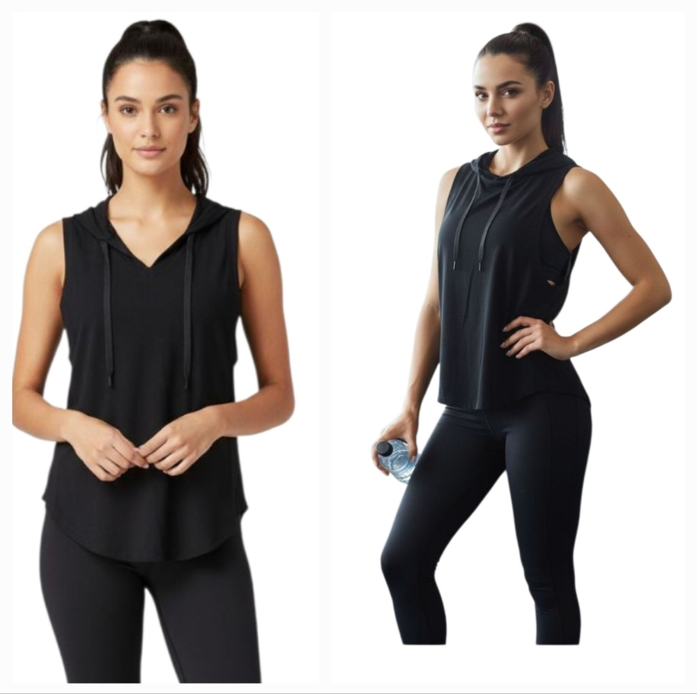 "Under Armour" Misses (S) Black Activewear Hoodie